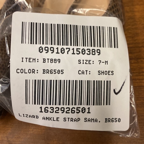 J Crew Elsie Made-in-Italy lizard-embossed leather heels BT889 - Picture 5 of 5